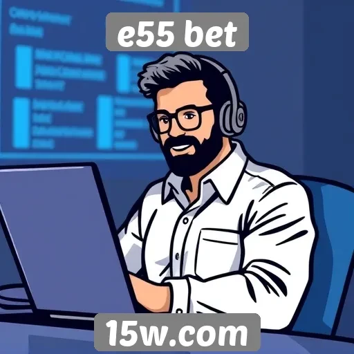 Funcionamento do suporte ao cliente da e55 bet