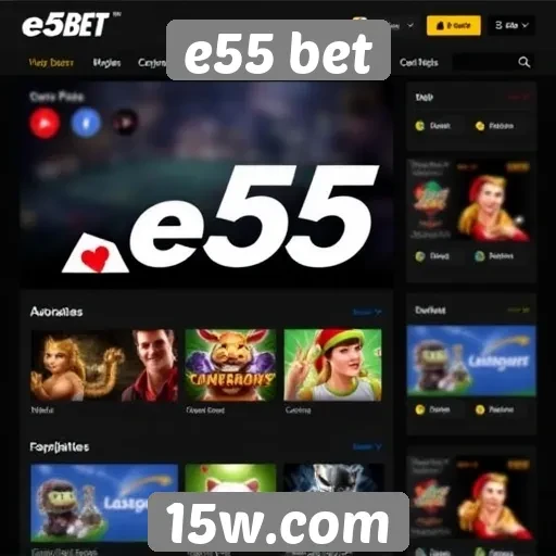 novas funcionalidades do site e55 bet em destaque