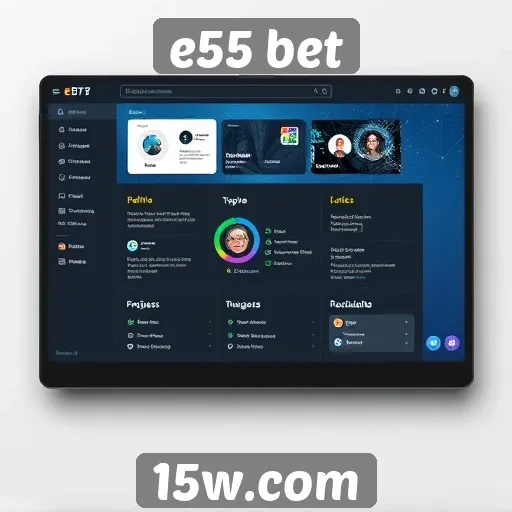 Avaliação da interface do usuário no e55 bet